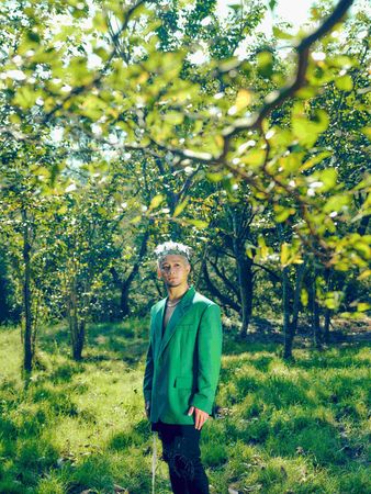 ▲▼大Q推出新單曲，新造型露出胸肌。（圖／索尼音樂提供）