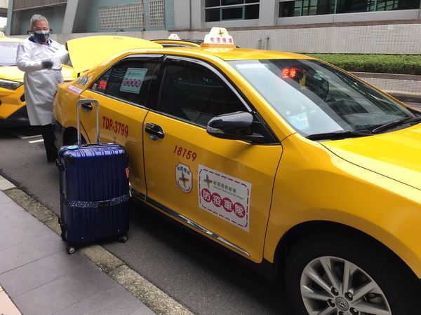 ▲桃機防疫車隊標示。（圖／桃機公司提供）