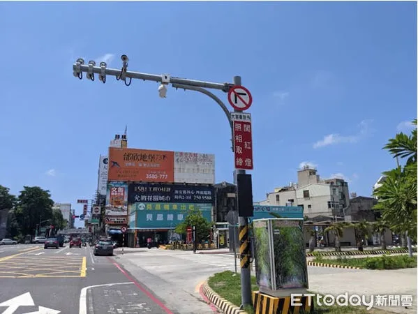 ▲台南市警局新增3處新式科技執法設備，2月1日上路，將聰明全天執法，確保人車安全。（圖／記者林悅翻攝，下同）