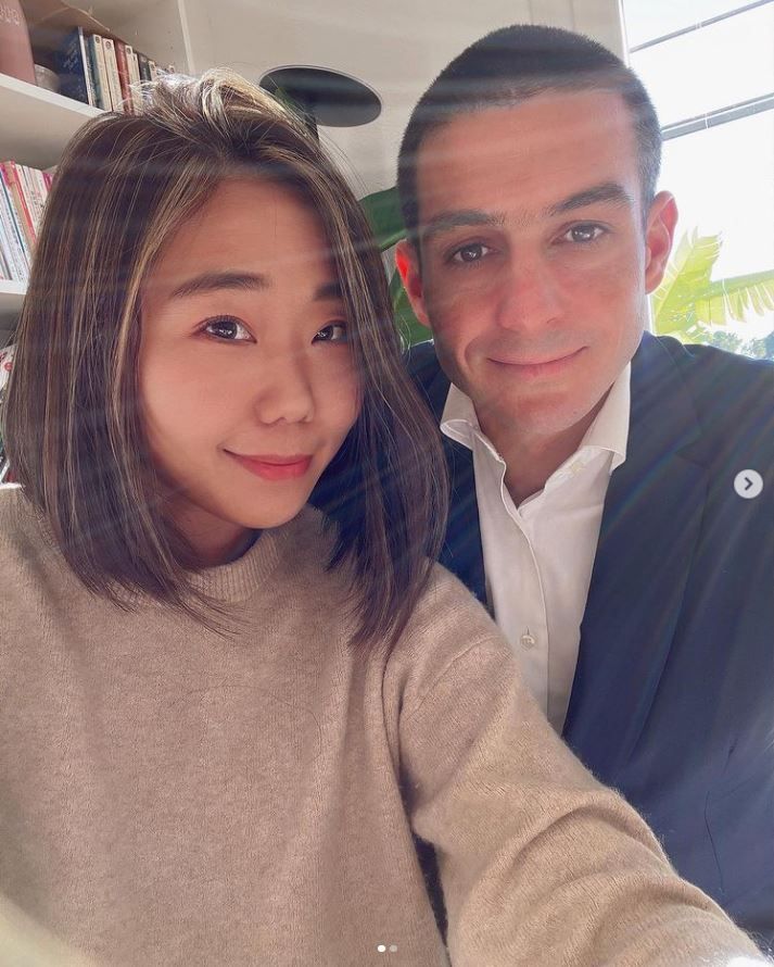 ▲王君萍和老公定居法國。（圖／翻攝自Instagram／ping7446）