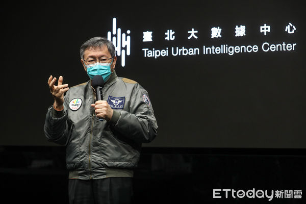 ▲台北市長柯文哲出席台北大數據中心啟用記者會。（圖／記者林敬旻攝）