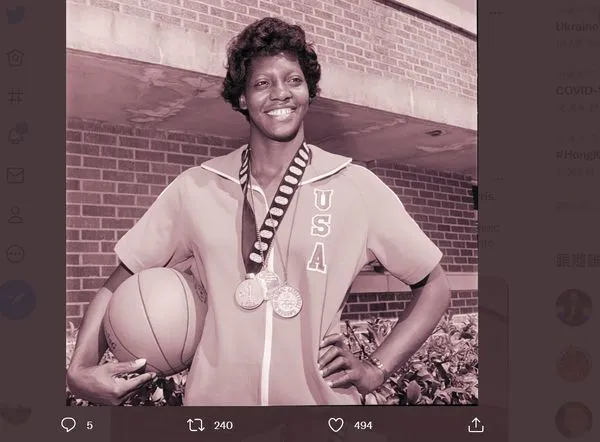 ▲▼NBA史上唯一在選秀會被選進球隊的女球員哈里斯過世。（圖／翻攝自推特／USA Basketball）