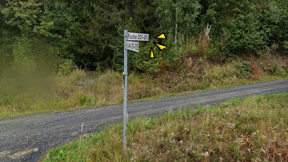 ▲▼瑞典Fucke村。（圖／翻攝自Google Maps）