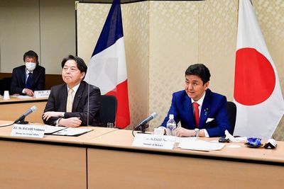 日法外交國防首長2+2會談 提及「台海和平」重要性