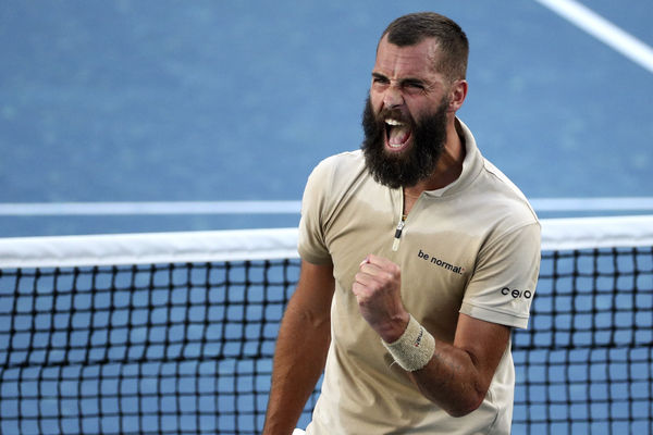 ▲澳網，法國選手帕爾雷（Benoit Paire）。（圖／達志影像／美聯社）