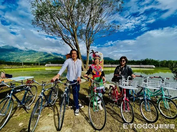 ▲魏瑞廷導入綠色單車旅遊。（圖／記者楊漢聲翻攝）