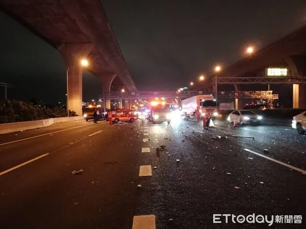 ▲▼快訊／國1南下「6車追撞」　車流回堵6公里。（圖／記者楊淑媛翻攝）