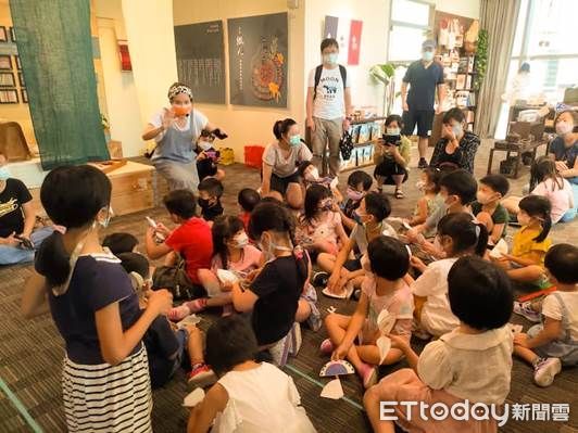 ▲陽明海洋文化藝術館幼兒園繪本說故事活動。（圖／陽明提供）