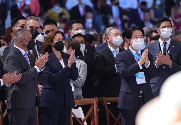 ▲▼賴清德、賀錦麗出席宏都拉斯總總卡蕬楚就職典禮。（圖／翻攝自總統府Flickr）