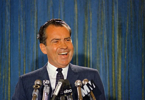 ▲▼美國第37任總統尼克森（Richard M. Nixon）。（圖／達志影像／美聯社）