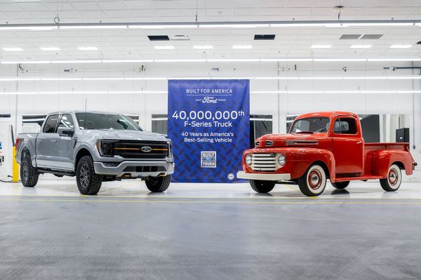 ▲福特F系列皮卡車達成4000萬輛下線紀錄。（圖／翻攝自Ford）