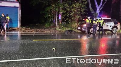 快訊／台東雨夜行人過馬路被撞身亡　撞人駕駛「肇事逃逸」