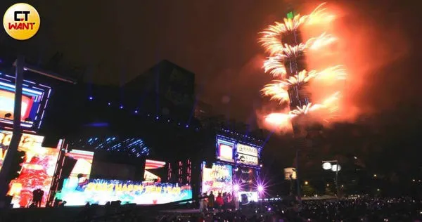 人夫勾小三101跨年。（示意圖／林士傑攝）