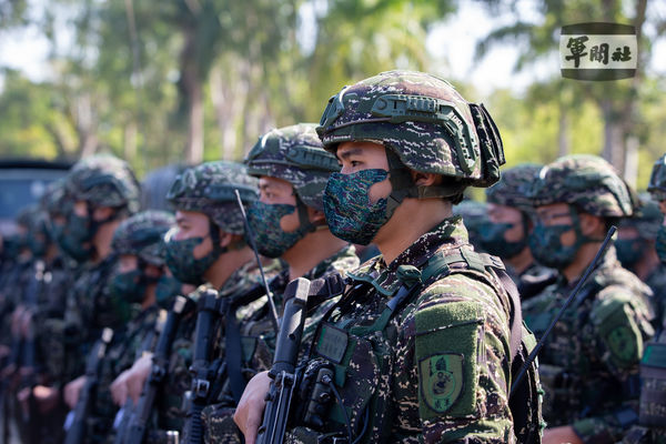 ▲▼總統蔡英文3日慰勉「海軍陸戰隊99旅3營步8連」。（圖／軍聞社提供）