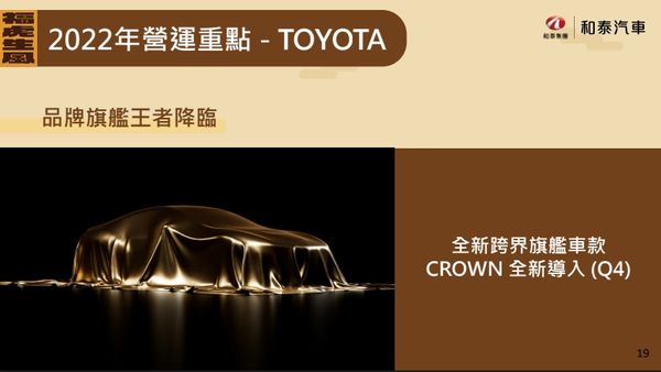 快訊／和泰玩真的！TOYOTA旗艦車款Crown預告今年第四季導入（圖／翻攝自TOYOTA）