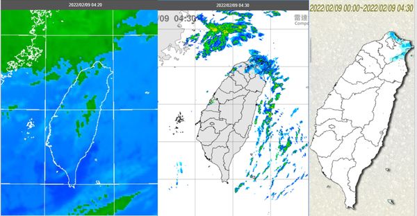 ▲▼衛星雲圖。（圖／翻攝中央氣象局）