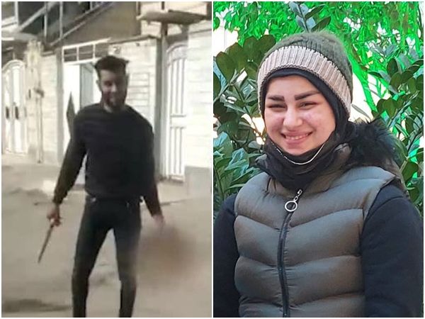 ▲▼伊朗男子斬首17歲嫩妻，提著斷頭遊街。（圖／翻攝自推特）