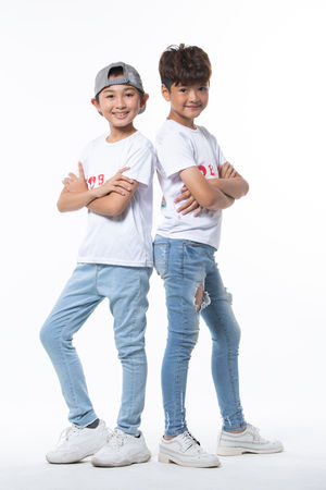 ▲▼CP BOYS萌力男孩（全名Cute Power Boys）由13歲的楊博智與11歲的洪尚捷組成。（圖／天馬傳播提供）