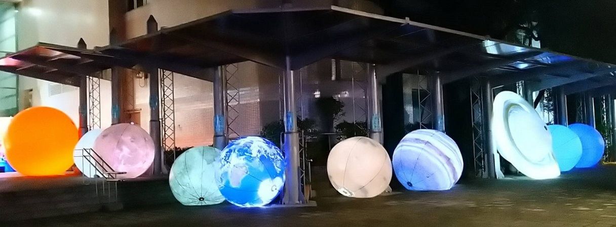 ▲▼台北天文館在台北燈節期間推出太陽系家族系列花燈。（圖／台北天文館提供）