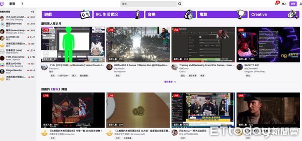 ▲▼App,ios,排行榜。（圖／翻攝Twitch首頁）