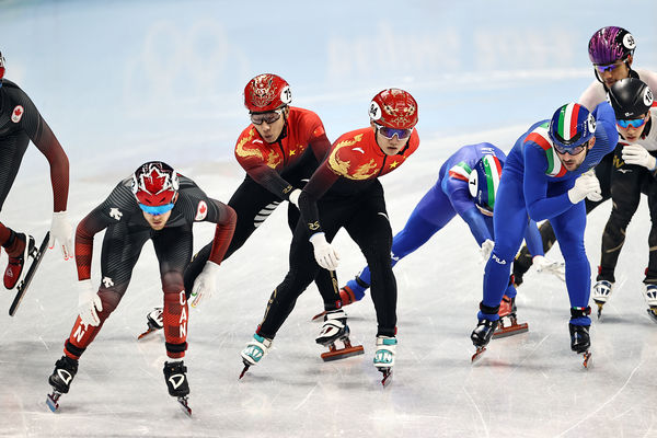 ▲▼中國在短道競速滑冰5000公尺接力賽中，靠判決晉級決賽。（圖／CFP）