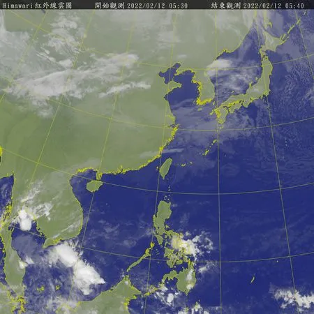 ▲▼衛星雲圖。（圖／翻攝中央氣象局）