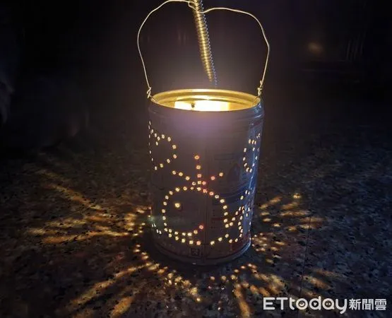 ▲台中市清潔隊展現巧思，將奶粉罐變身可愛小提燈慶元宵（下同）。（圖／台中市政府提供）