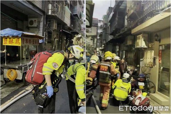 ▲▼三重公寓火警。（圖／記者陳以昇翻攝）