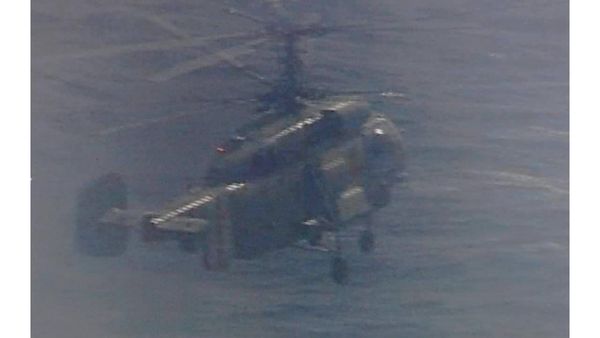 ▲▼共軍1架卡-28反潛直升機16日侵擾台灣空域。（圖／國防部提供）