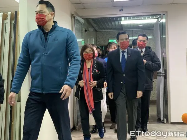 ▲▼馬英九出席國民黨臺北市黨部111年新春團拜。（圖／記者楊蕓攝）