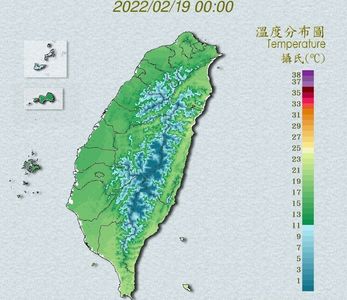 快訊／氣象局深夜「低溫排行榜」　本島台中市最凍！