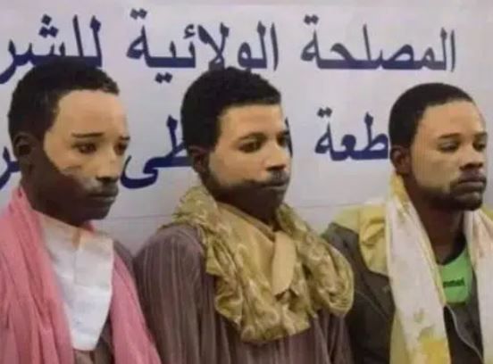 ▲▼3名奈及利亞男子「化濃妝」試圖裝扮成阿拉伯女性闖關杜拜機場。（圖／翻攝自TikTok）