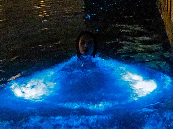 ▲絕美藍眼淚爆發。（圖／記者林名揚翻攝）