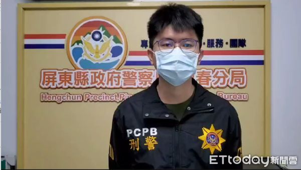 ▲恆春警方說明公共廁所疑偷拍案情形             。（圖／記者陳崑福翻攝）