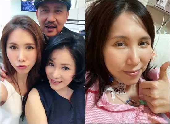 ▲余苑綺自2014年罹患直腸癌已歷經70次化療。（圖／翻攝自臉書／李亞萍）