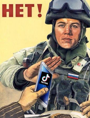▲▼俄軍宣傳海報 。（圖／翻攝自推特）