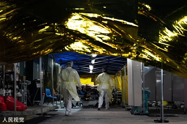 ▲香港疫情,香港,疫苗通行證,Omicron,病床。（圖／CFP）