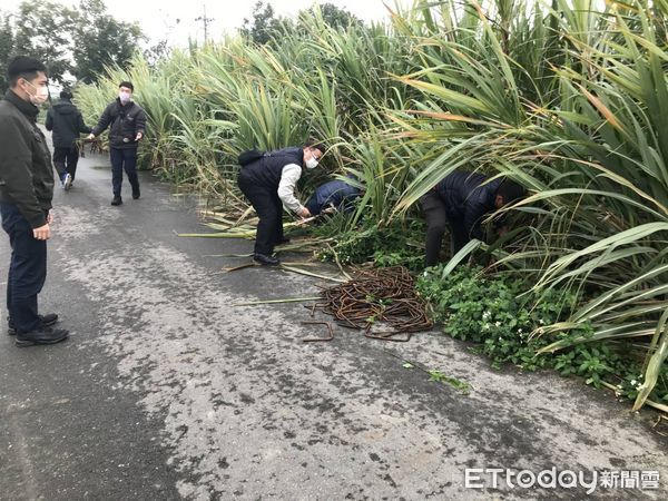 ▲台南市警三分局破獲鋼筋竊盜集團，循線將哀姓嫌犯等4人查緝到案，並追回失竊鋼筋約300公斤。（圖／記者林悅翻攝，下同）