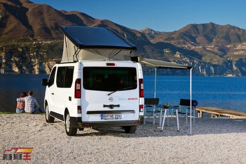 ▲歐洲取向的掀頂式露營車　Nissan Primastar `Seaside by Dethleffs` 亮相。（圖／小七觀點）
