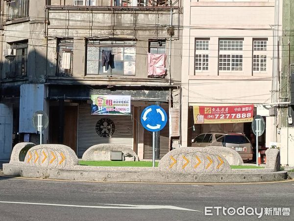 ▲彰化市圓環現狀。（圖／記者唐詠絮翻攝）