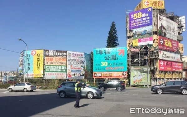 ▲配合二二八三天連假，龍潭警分局針對轄區內湧入遊客與車潮，將加強交通疏導。（資料照／記者沈繼昌翻攝）