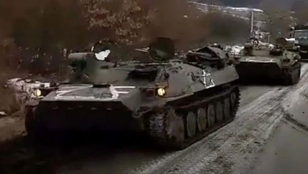 ▲烏克蘭80K6KS1雷達,MT-LB甲車,2S19式152公釐自走砲,T-90M Proryv-3主戰坦克,英製NLAW反坦克導彈。（圖／翻攝環球軍事）