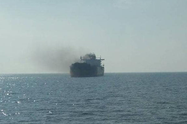 ▲▼俄軍向黑海附近2艘外國船隻開火。（圖／翻攝推特）