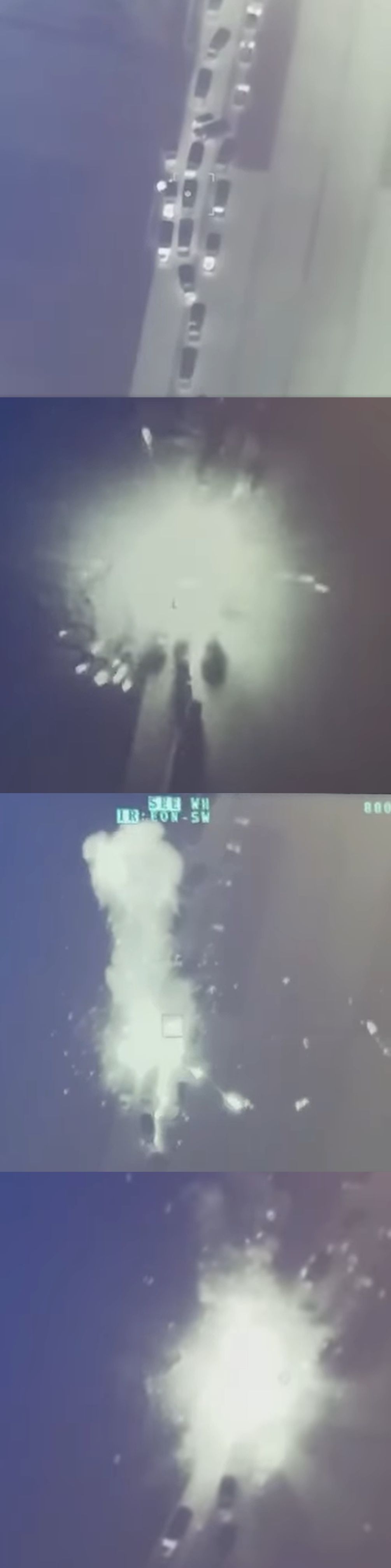 ▲▼無人機「轟炸俄軍」空拍影像首曝光！　烏克蘭軍方：歡迎來到地獄。（圖／翻攝臉書）