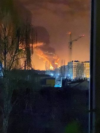 ▲基輔醫院被炸毀。（圖／翻攝劉樂妍臉書、推特）