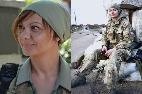 ▲▼有「國民女兵」之稱的烏克蘭士兵琳娜茨維拉（Iryna Tsvila）在基輔近郊戰死。（圖／翻攝自推特）