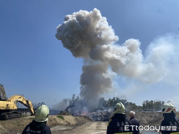 ▲▼ 嘉義工廠火警 。（圖／記者翁伊森翻攝）