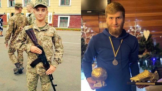 ▲▼烏克蘭年輕足球員薩皮洛(左)、馬蒂寧科(右)命喪此次俄軍侵烏。（圖／翻攝自推特）