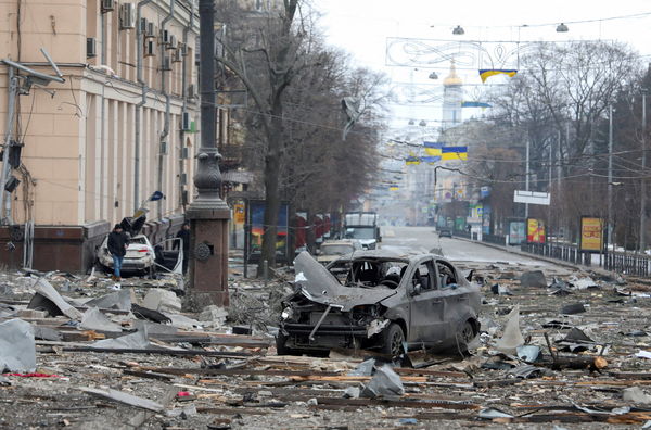▲▼  烏克蘭第2大城哈爾科夫（Kharkiv）戰火猛烈。（圖／路透）