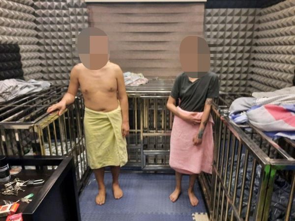 台灣女通緝犯在菲律賓被8煞綁架，慘遭關狗籠虐打。（圖／翻攝自Facebook／AKG Public Information Office）